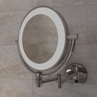 Wiesbaden Basic Wandscheerspiegel LED - Chroom Wiesbaden Basic Wandscheerspiegel LED - Chroom