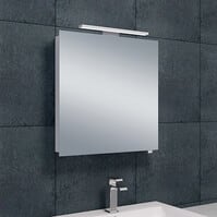 LED Spiegelkast 60x60cm | 6W 6400K | Stopcontact | Aluminium