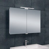 LED Spiegelkast 90x60cm | 6W | Aluminium | Stopcontact