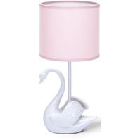 LED Table Lamp Aigi Juvino - Matte White/Pink Ceramic, E14 Fitting