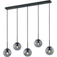 LED Hanglamp Trion Balina - 5-lichts Mat Antraciet Aluminium