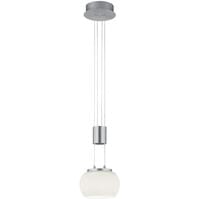 Dimbare Witte LED Hanglamp 8W - Warm Wit, Mat Nikkel