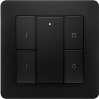 EcoDim 2-voudige ZigBee schakelaar zwart (GIRA 55)