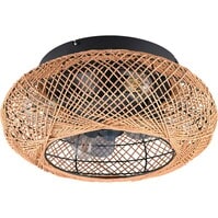 Trion Lari LED plafondventilator 4x E27, afstandsbediening