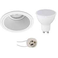 Pragmi Minko Pro 6W LED dimmable recessed spotlight GU10 matte white