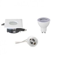 LED Recessed Spotlight GU10 6W Dimmable Matte White IP65 4200K