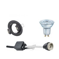 LED inbouwspot dimbaar kantelbaar GU10 mat zwart 4000K