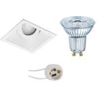 Dimmable tiltable recessed spotlight GU10 3.4W 3000K