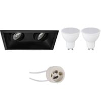 Pragmi Zano Pro LED Recessed Spotlight 6W 4200K Matte Black GU10