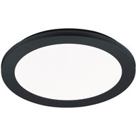 Trion Camy LED plafondlamp badkamer dimbaar mat zwart IP44