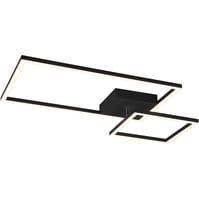 Trion Pado LED plafondlamp mat zwart 25W 3000 lm dimbaar