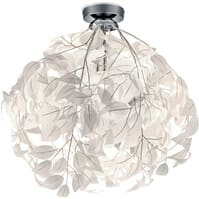 LED plafondlamp Trion Lovy chroom aluminium E27