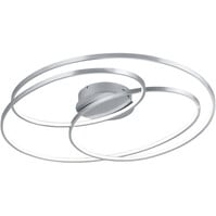 LED ceiling light Trion Gilo 800 mm matte nickel dimmable