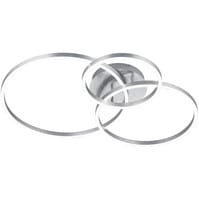 Trion Winton LED plafondlamp mat nikkel 38W dimbaar 3200lm