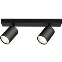 Brinton Betin LED ceiling spotlight 2x GU10 dimmable matte black
