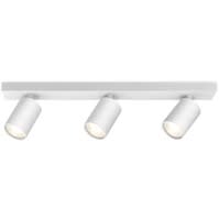 LED Ceiling Spotlight Brinton Betin 3-light Matt White GU10