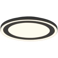 LED ceiling light Trion Coman 3600lm 3000K matte black 2-point
