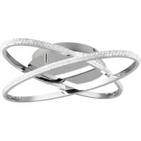 Trion Lenas LED Plafondlamp 27W 3500lm Chroom Dimbaar Trion Lenas LED Plafondlamp 27W 3500lm Chroom Dimbaar