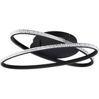 Trion Lenas LED plafondlamp 27W 3500lm mat zwart dimbaar Trion Lenas LED plafondlamp 27W 3500lm mat zwart dimbaar