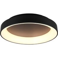 Trion Gurano LED plafondlamp 48W dimbaar 600mm mat zwart Trion Gurano LED plafondlamp 48W dimbaar 600mm mat zwart