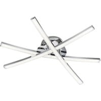 Trion Cipolo LED Plafondlamp 15W 1500lm 3000K Chroom