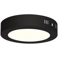 LED Downlight 12W 4200K 840lm Ø170mm Mat Zwart Opbouw