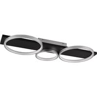 LED Plafondlamp Trion Rameda 33W Titaan Dimbaar 3000K