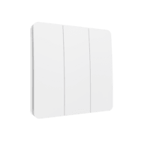 Slimme Draadloze Wandschakelaar | Wit | RF 433Mhz | 3 knoppen | Kinetisch | Aan/uit + dimmer | Losse knop | Opbouw | Bediening met uw Smartphone