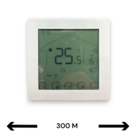 Smart WiFi Draadloze Thermostaat | Touchscreen | Voor C.V.-Installatie | Programmeerbaar | Tuya App | Google Home en Alexa | Wit Smart WiFi Draadloze Thermostaat | Touchscreen | Voor C.V.-Installatie | Programmeerbaar | Tuya App | Google Home en Alexa | Wit