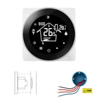 Slimme Wifi Thermostaat | Rond Zwart | CV en Boiler | App en Spraak | Energiezuinig ontwerp Slimme Wifi Thermostaat | Rond Zwart | CV en Boiler | App en Spraak | Energiezuinig ontwerp