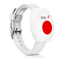 Los Wit SOS Horloge | Uitbreiding voor SOS Alarmset | Niet standalone