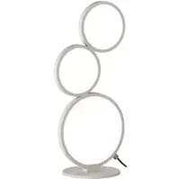 LED Tafellamp - Trion Rondy - 17W - Warm Wit 3000K - Dimbaar - Rond - Mat Wit - Aluminium LED Tafellamp - Trion Rondy - 17W - Warm Wit 3000K - Dimbaar - Rond - Mat Wit - Aluminium