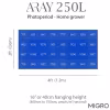 Migro MIGRO ARAY 250L LED Kweeklamp - Copy - Copy Migro MIGRO ARAY 250L LED Kweeklamp - Copy - Copy
