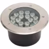 LED Grondspot - Inbouw Rond - 12W - IP67 - 4000K - Mat Chroom - RVS Buitenverlichting LED Grondspot - Inbouw Rond - 12W - IP67 - 4000K - Mat Chroom - RVS Buitenverlichting
