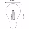 HLW LED LED Lamp Filament E27 6W 2700K HLW LED LED Lamp Filament E27 6W 2700K