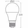 HLW LED LED Bulb E27 Standard Brinton 5W 6500K A60 HLW LED LED Bulb E27 Standard Brinton 5W 6500K A60