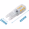 HLW LED LED Lamp 10 Pack - Aigi Yvona - G9 Fitting - 2.5W - Warm Wit 3000K - Mat Wit - K HLW LED LED Lamp 10 Pack - Aigi Yvona - G9 Fitting - 2.5W - Warm Wit 3000K - Mat Wit - K