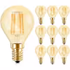 Voordeelpak 10x LED Lamp E14 Kogel Filament - Amber Lichtbronnen Voordeelpak 10x LED Lamp E14 Kogel Filament - Amber Lichtbronnen