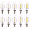 LED Kaarslamp E14 - Dimbaar Warm Wit Filament 10-Pack Lichtbronnen LED Kaarslamp E14 - Dimbaar Warm Wit Filament 10-Pack Lichtbronnen