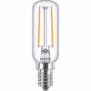 Tien warmwitte E14 LED filament lampen van 2.1W met 2700K en 250 lumen lichtopbrengst