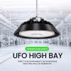 HLW LED LED UFO High Bay Premium 100W - Dimbaar, Waterdicht IP65, Neutraal Wit 4000K