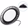 Ronde zwarte LED UFO High Bay lamp 200W met 24000 lumen en 4000K neutraal wit licht IP65 waterdicht