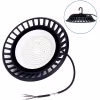 Ronde zwarte LED UFO high bay lamp 100W met 9000 lumen en neutraal wit licht 4000K IP65 waterdicht Ronde zwarte LED UFO high bay lamp 100W met 9000 lumen en neutraal wit licht 4000K IP65 waterdicht