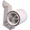 Witte LED spot van 30W met 2700 lumen en warme 3000K lichtkleur voor railverlichting Witte LED spot van 30W met 2700 lumen en warme 3000K lichtkleur voor railverlichting