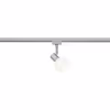 LED Railverlichting Spot E14 - Mat Nikkel, Verstelbaar Binnenverlichting