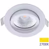 Ronde inbouw LED spot 5W dimbaar met warm wit licht 2700K en waterdichte behuizing Ronde inbouw LED spot 5W dimbaar met warm wit licht 2700K en waterdichte behuizing