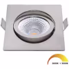 Ronde dimbare inbouw LED spot 5W warm wit 3000K waterdicht met 450 lumen lichtopbrengst Ronde dimbare inbouw LED spot 5W warm wit 3000K waterdicht met 450 lumen lichtopbrengst