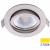 rond dimbare inbouw LED spot 5W met warm wit licht 2700K en waterdichte behuizing rond dimbare inbouw LED spot 5W met warm wit licht 2700K en waterdichte behuizing