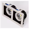 rechthoekige aluminium inbouw LED spot 16W verstelbaar met koel wit licht 6400K 742 lumen rechthoekige aluminium inbouw LED spot 16W verstelbaar met koel wit licht 6400K 742 lumen