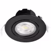 HLW LED Brinton Dimmable LED Spotlight 7W - Recessed LED Downlight Warm White 2700-3000K Black HLW LED Brinton Dimmable LED Spotlight 7W - Recessed LED Downlight Warm White 2700-3000K Black